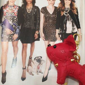 French Bulldog 3D Key Chain Keyring Bag Charm Fashion Unisex Casual Accessory